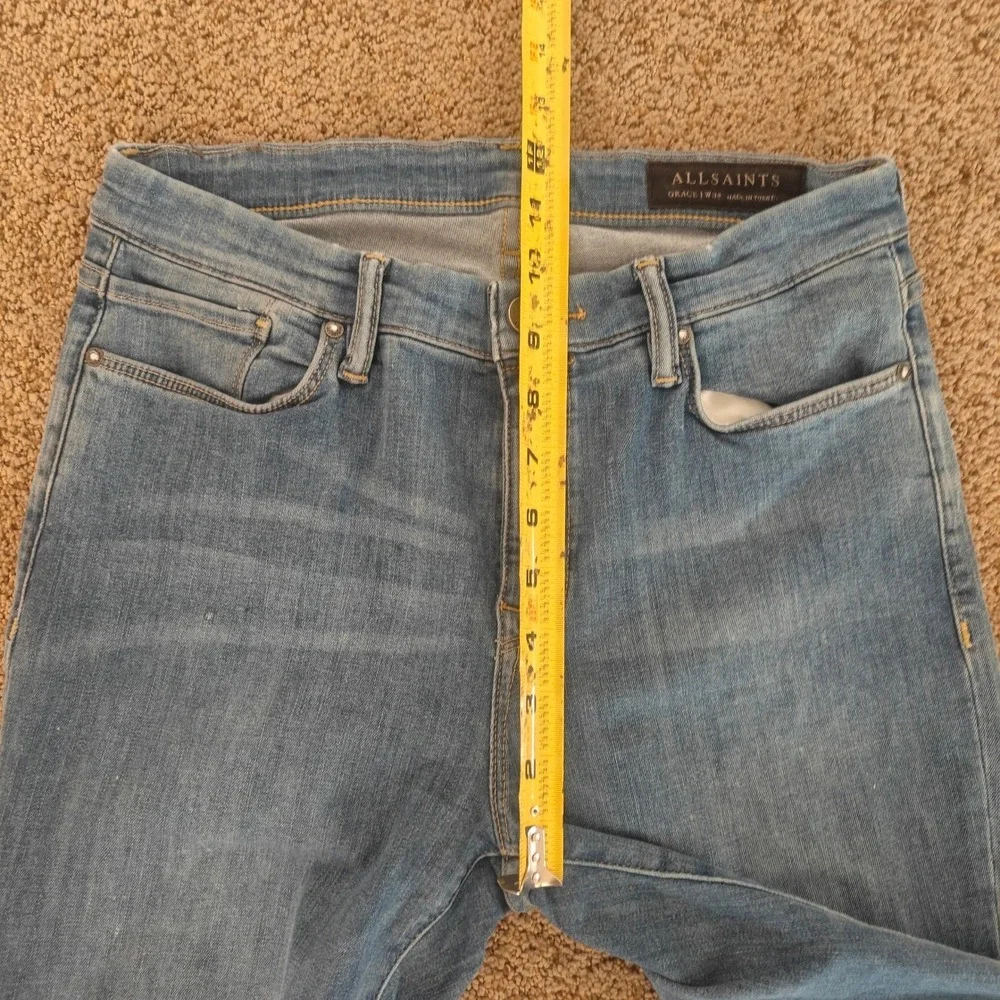 ALLSAINTS Grace Skinny‎ Jeans Women's Blue Denim Size 30